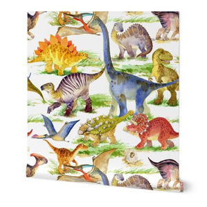 Dinosaurs Removable Wallpaper