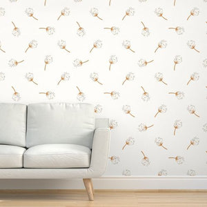Whimsical Dandelion Removable Wallpaper