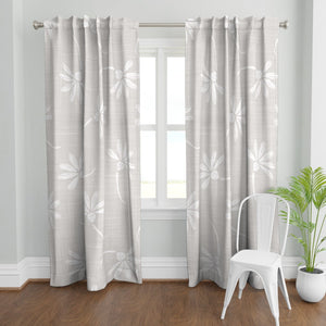 Floral Curtain Panels