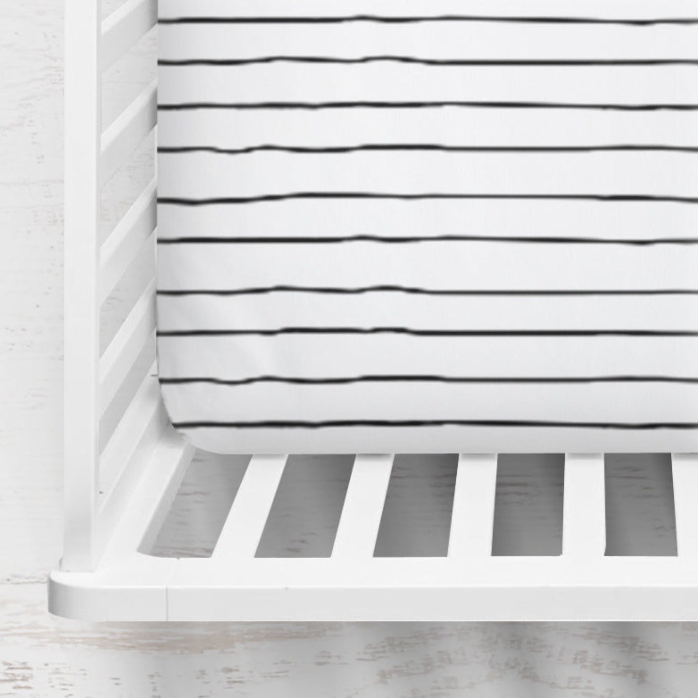 Black and White Crib Sheet