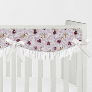 Floral Crib Rail Cover