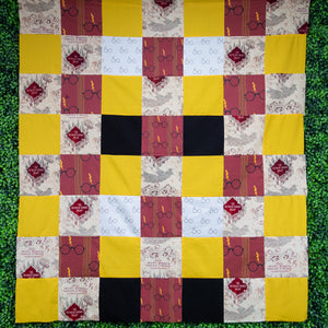 Red & Gold Wizard Baby Blanket