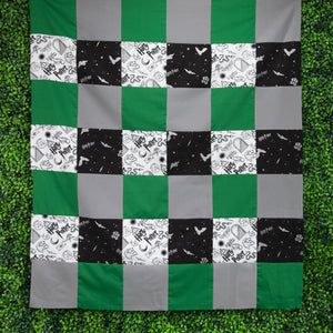 House of Slytherin HP Inspired Baby Blanket