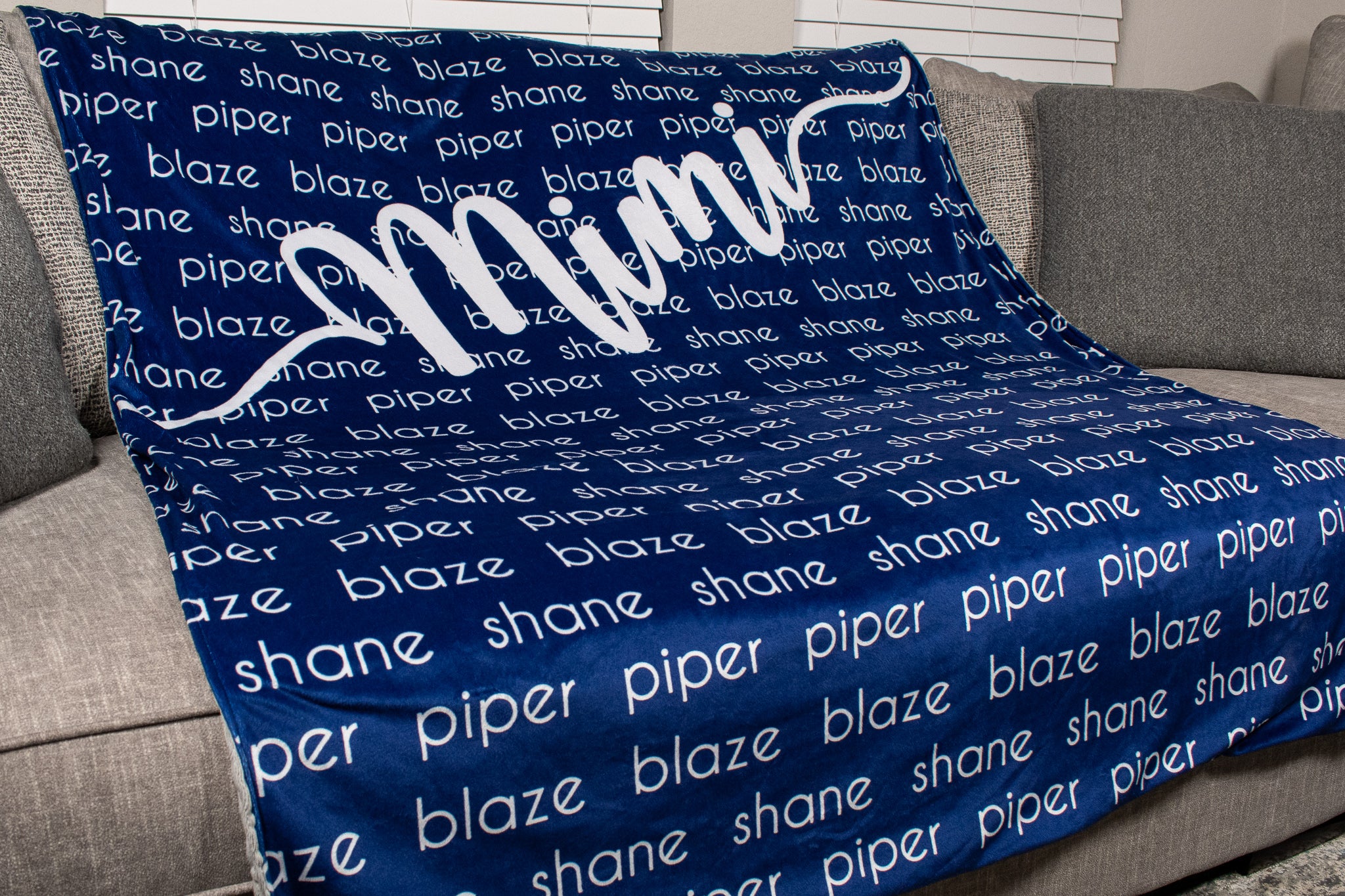 Mom Blanket, Custom Name Blanket, Fleece, Sherpa Blanket
