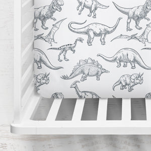 Dinosaurs Crib Sheet
