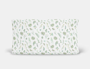 Fern Succulent Changing Pad Cover