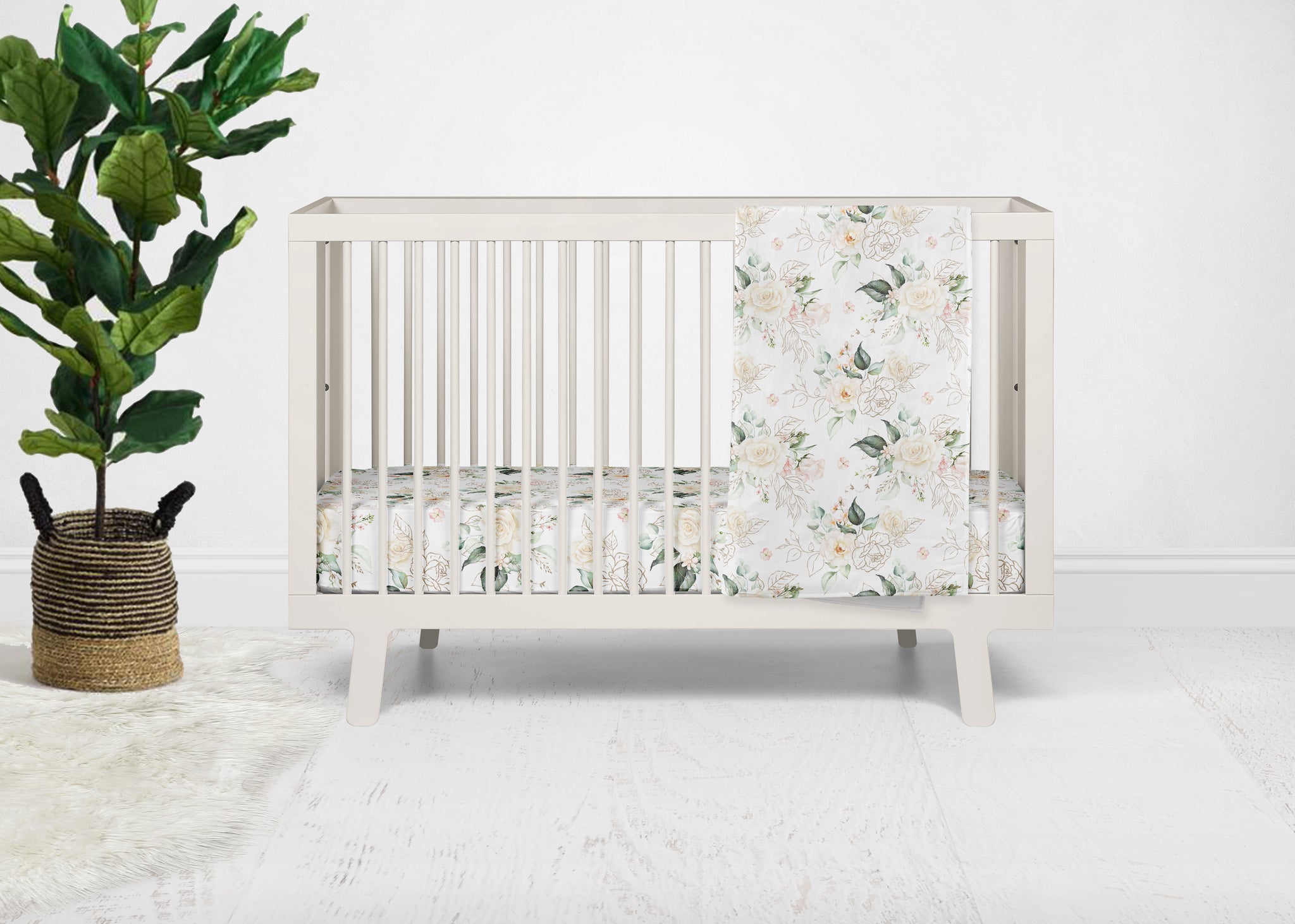 Floral Crib Bedding