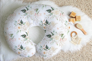 Floral Nursing Pillow Cover
