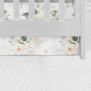 Floral Crib Skirt