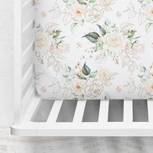 Floral Crib Sheet