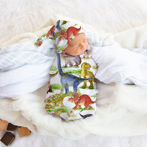 Dinosaur Swaddle Blanket