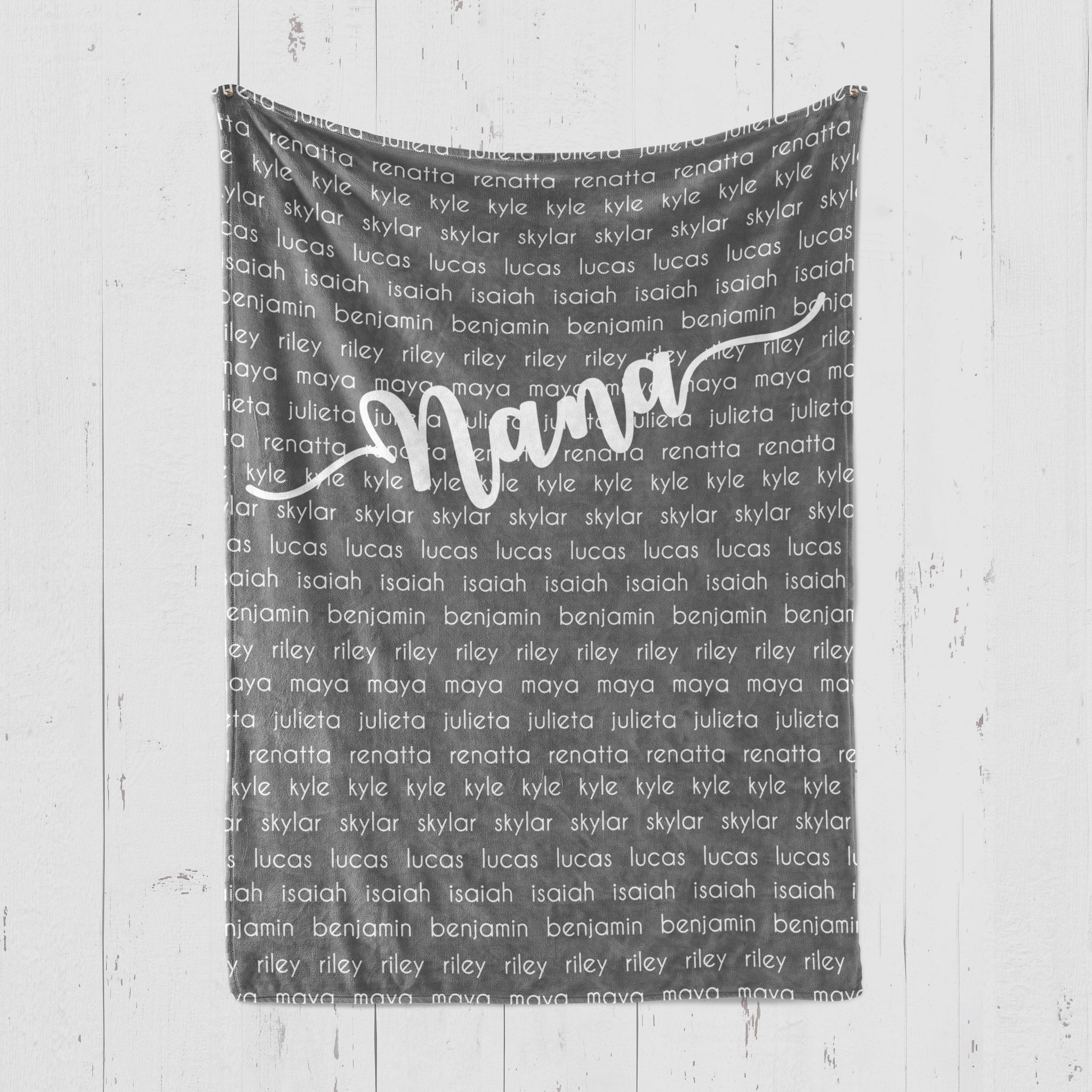 Nana Personalized Name Blankets