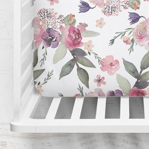 Floral Crib Sheet