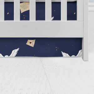 Owl Mail Crib Skirt