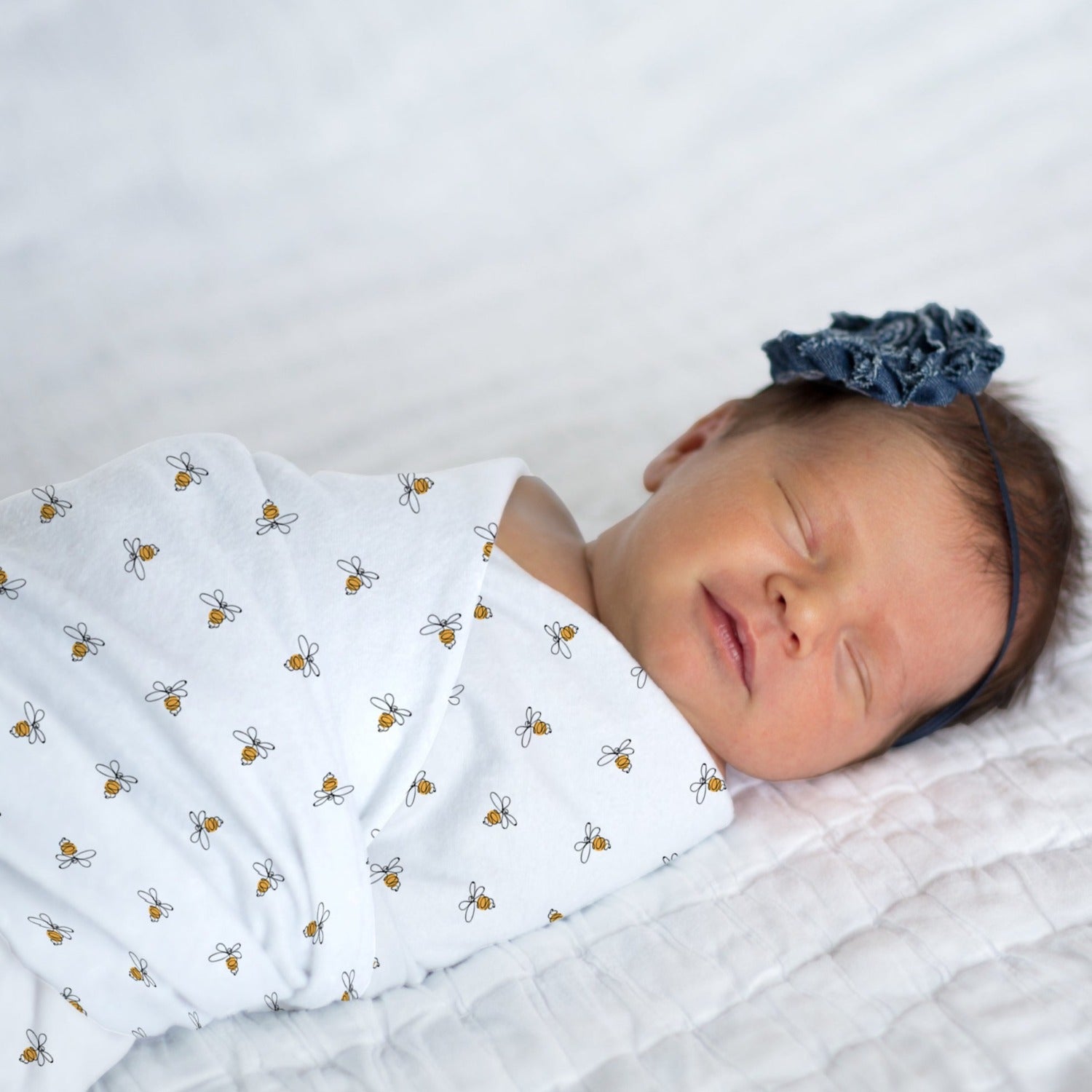 Simple Bee Newborn Swaddle