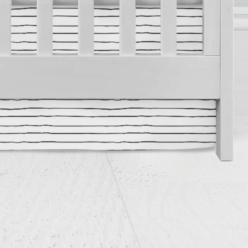 Teagans Trendy Line Crib Skirt