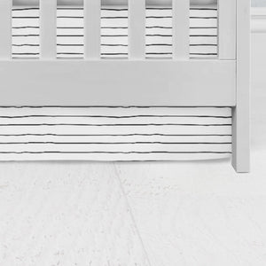 Teagans Trendy Line Crib Skirt