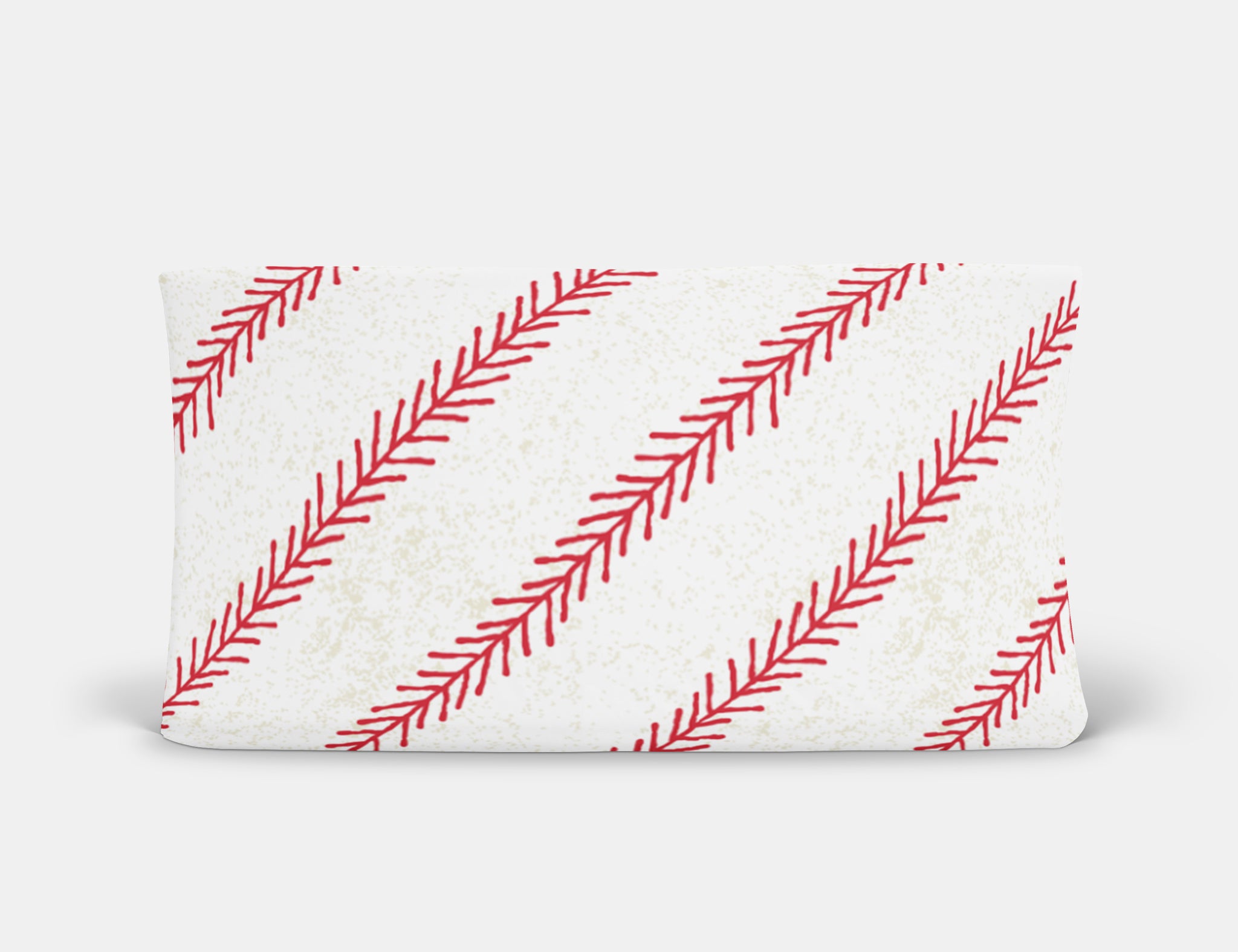 Baseball Stitch Changing Pad Cover