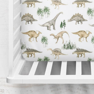 Dinosaurs Crib Sheet