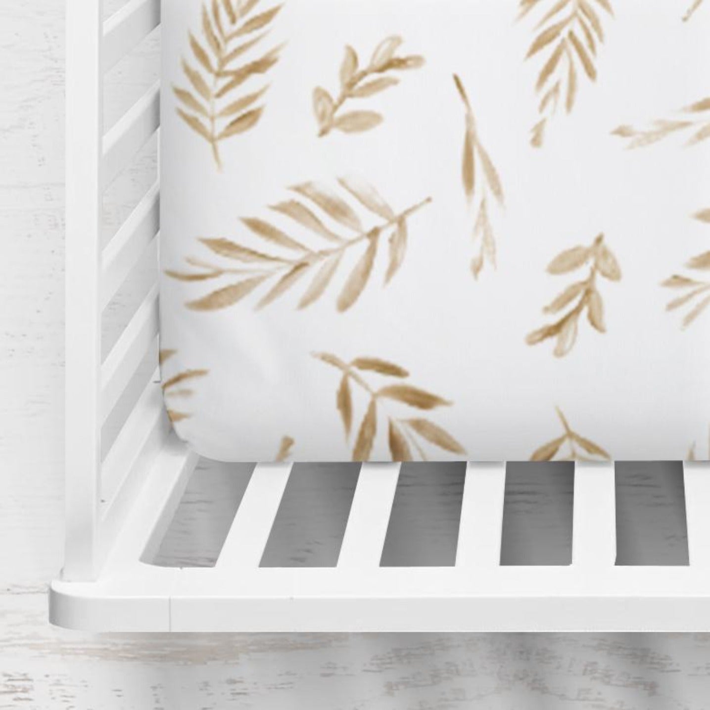 Leafy Crib Sheet