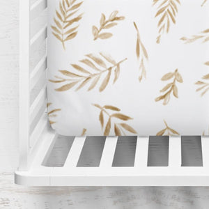 Leafy Crib Sheet