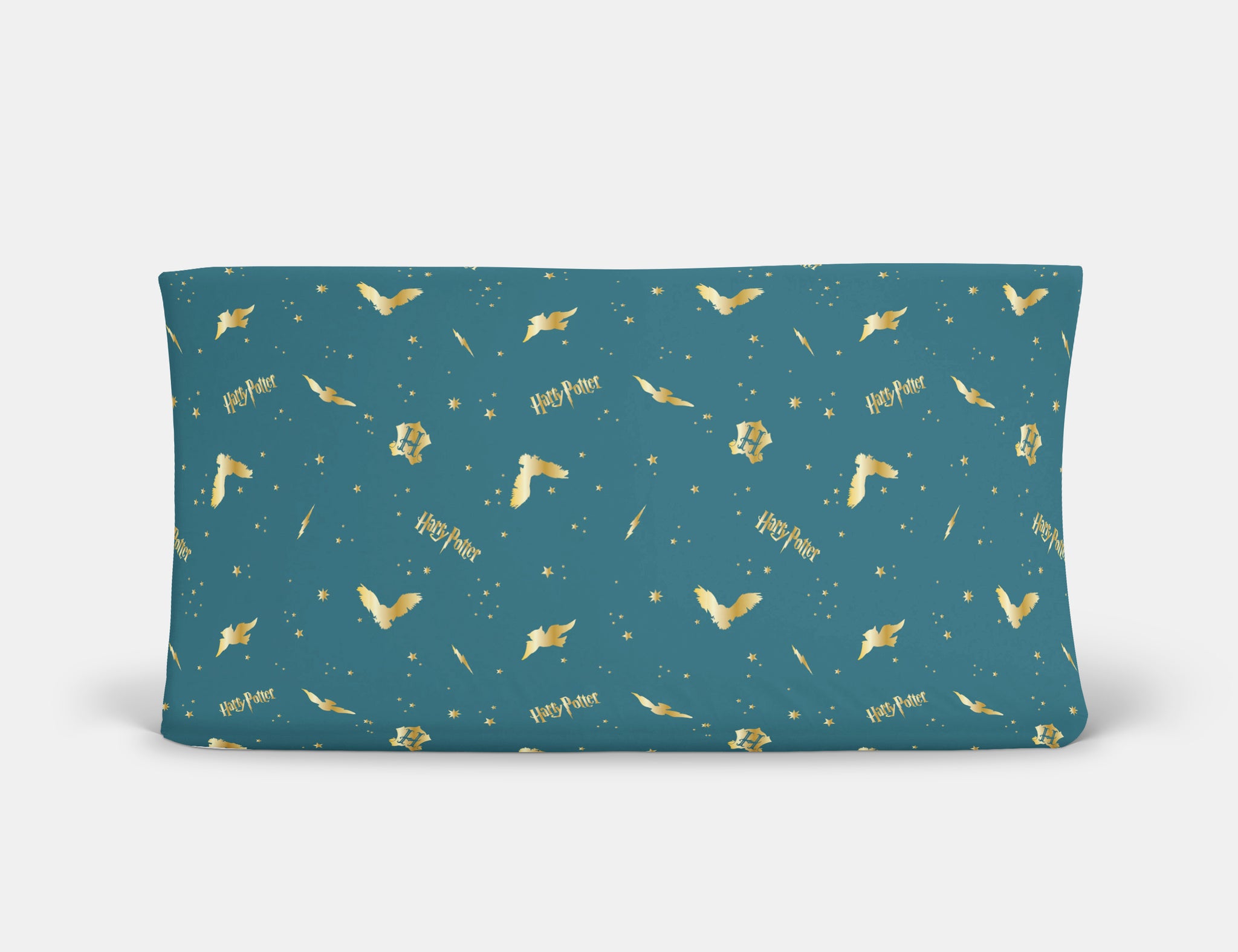 Teal Wizard Changing Pad Cover