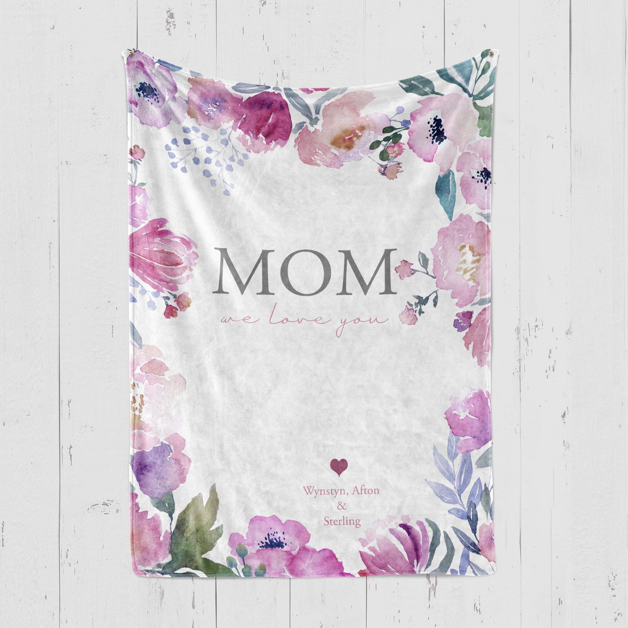Mother's Day Blankets: Mom We Love You ~ Mimi Blanket ~ Grandma Blanket ~ Gifts for Mothers Day ~ Nana Blanket ~ Mom Throw ~ Grandma Throw
