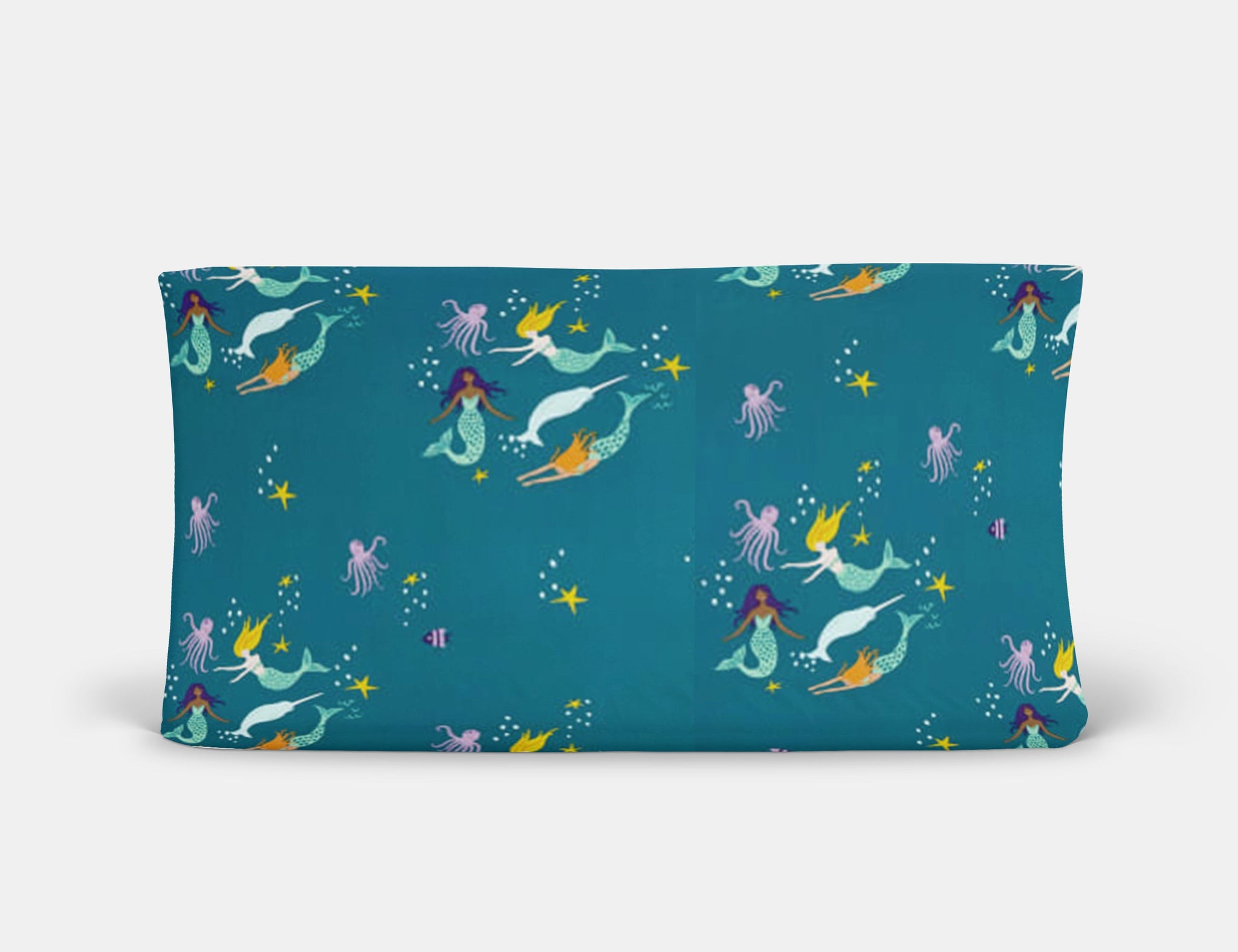 Mermaid Party Changing Pad Cover