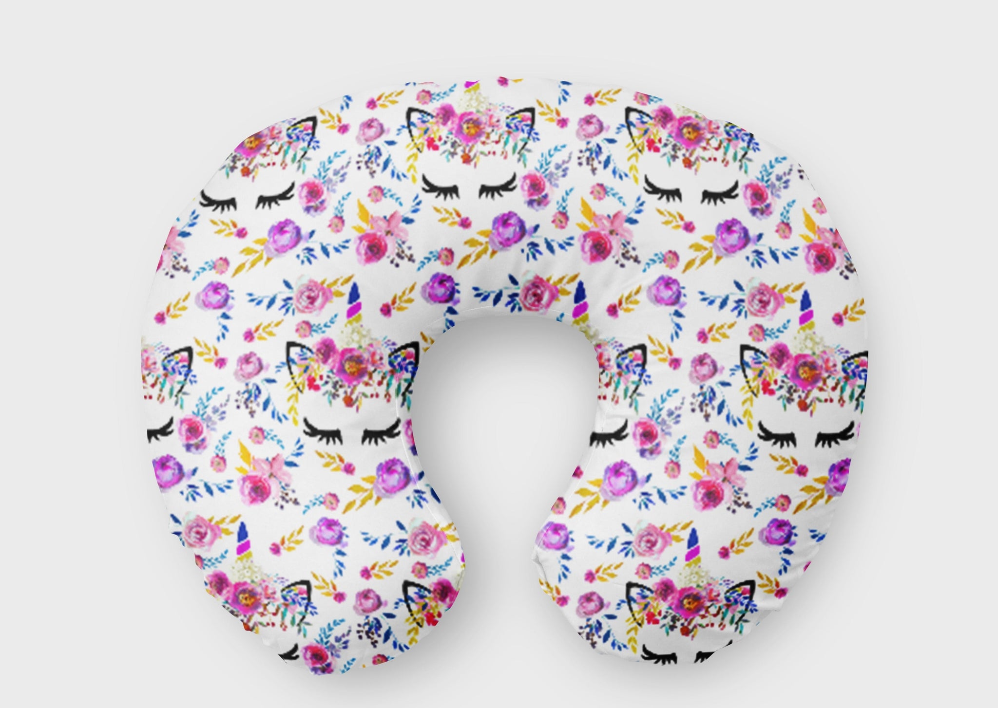 Fuschia Unicorn Floral