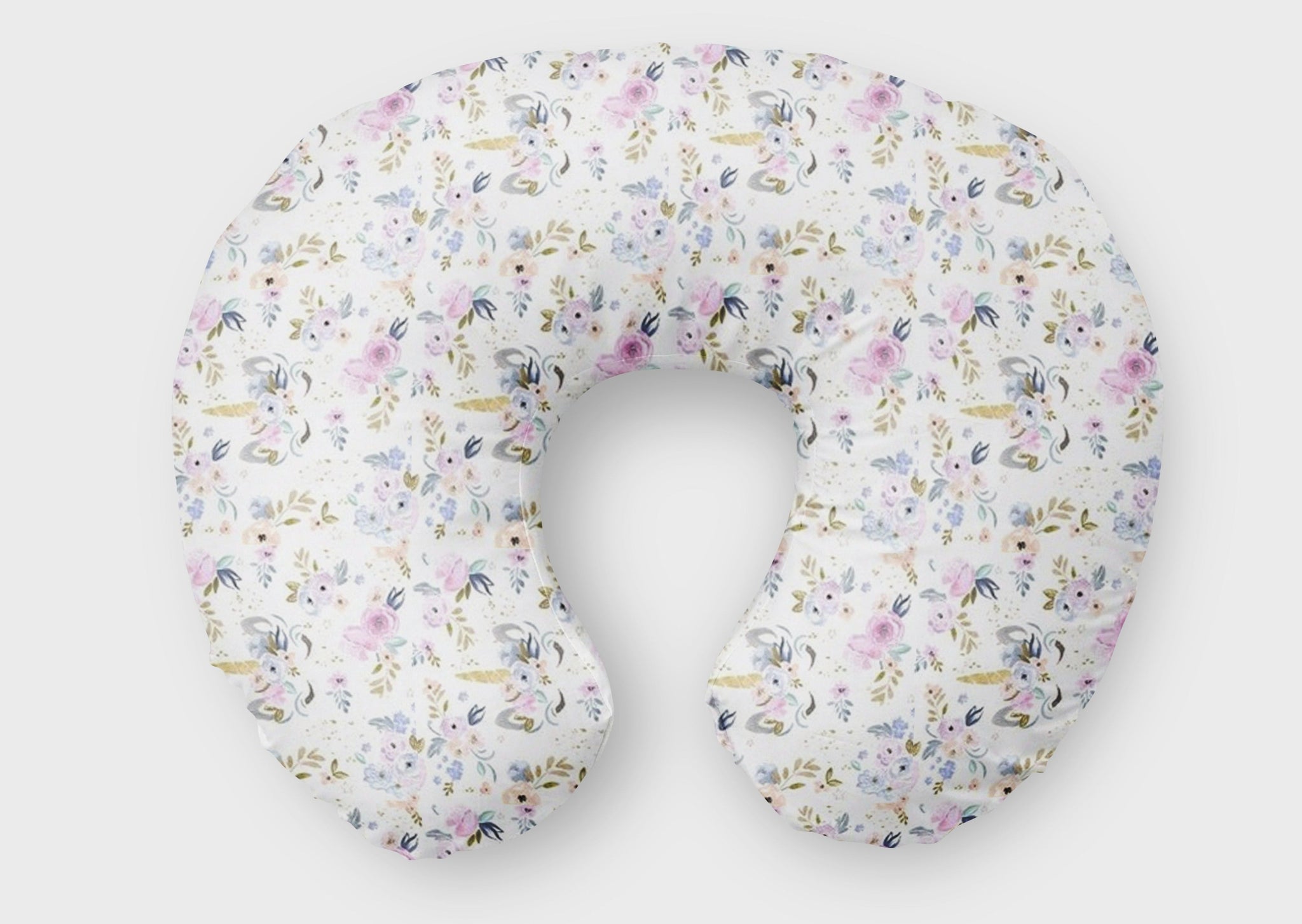 Purple Unicorn Nursing Pillow Cover
