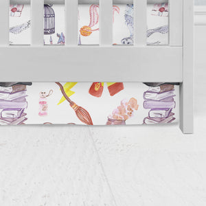 Wizard & Magic Crib Skirt